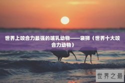 世界上咬合力最强的哺乳动物——袋狮（世界十大咬合力动物）