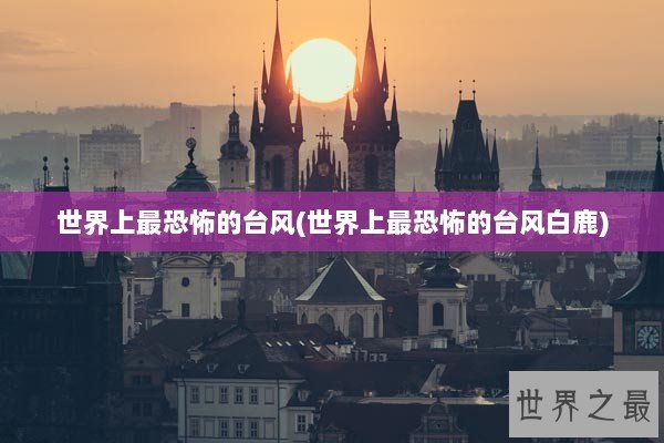 世界上最恐怖的台风(世界上最恐怖的台风白鹿)