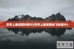 世界上最炫酷的图片(世界上最炫酷的飞机图片)