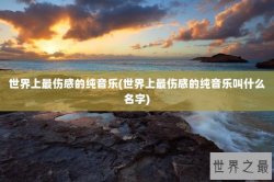 世界上最伤感的纯音乐(世界上最伤感的纯音乐叫什么名字)