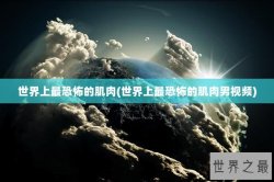 世界上最恐怖的肌肉(世界上最恐怖的肌肉男视频)