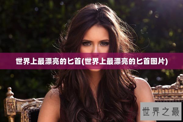 世界上最漂亮的匕首(世界上最漂亮的匕首图片)