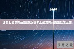 世界上最漂亮的高跟鞋(世界上最漂亮的高跟鞋怎么画)