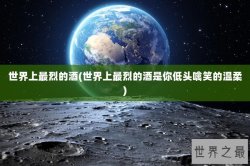 世界上最烈的酒(世界上最烈的酒是你低头噙笑的温柔)