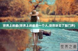 世界上的最(世界上的最后一个人,突然听见了敲门声)