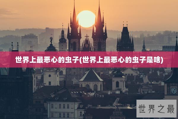 世界上最恶心的虫子(世界上最恶心的虫子是啥)