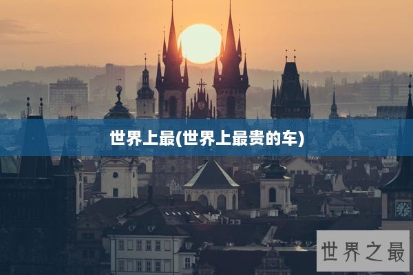 世界上最(世界上最贵的车)