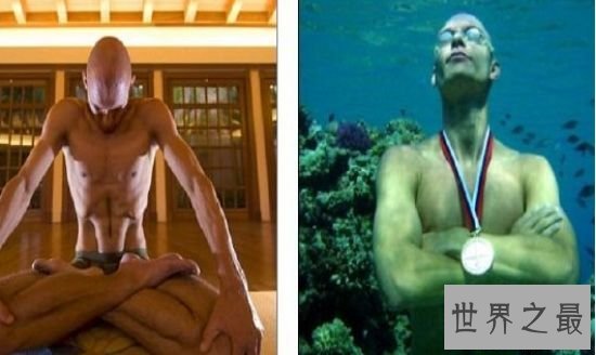 人类水下憋气世界纪录 丹麦呼吸学巨匠水下憋气长达22分22秒