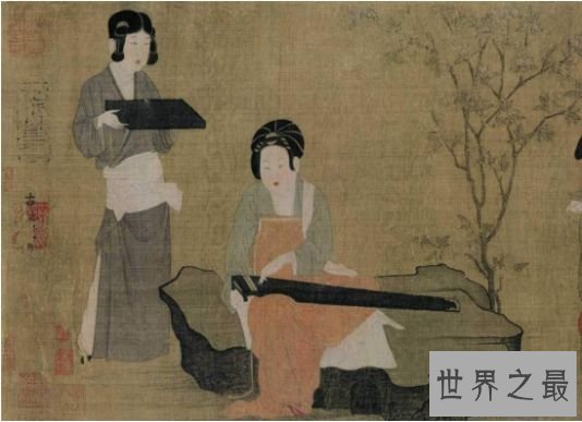 4.《唐宫仕女图》张萱、周昉