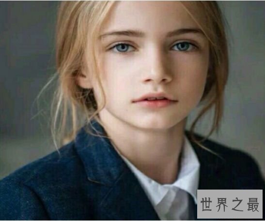 俄罗斯最美小女模 9岁气质童模玛尔塔·克里洛娃