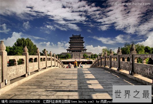 【图】中国四小名楼鹳雀楼被毁虽重建，但无奈恢还原