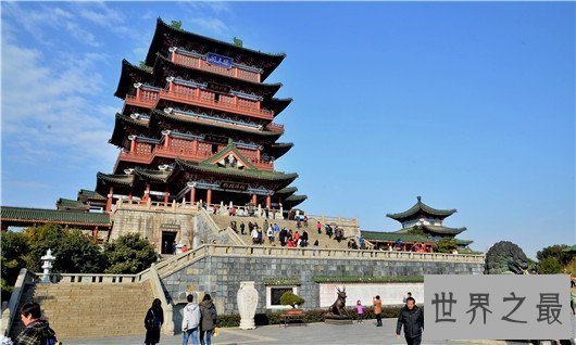 【图】中国四小名楼鹳雀楼被毁虽重建，但无奈恢还原