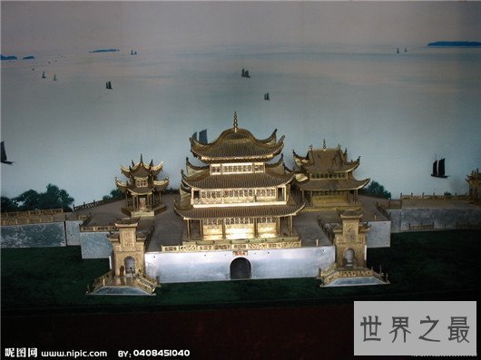 【图】中国四小名楼鹳雀楼被毁虽重建，但无奈恢还原