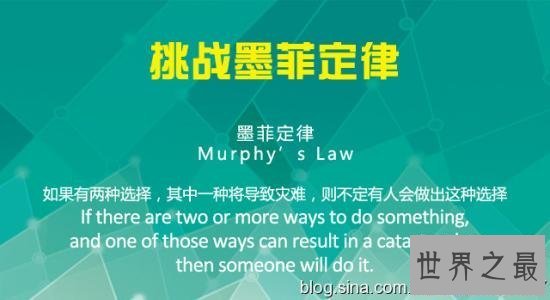 【图】墨菲定律真的是你越怕啥就来啥 怎么避免墨菲定