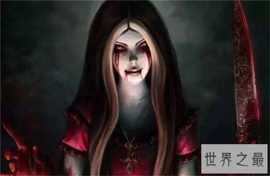 【图】血腥玛丽的传说 喝处女的鲜血来维持漂亮