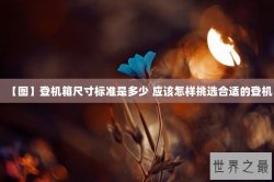 【图】登机箱尺寸标准是多少 应该怎样挑选合适的登机
