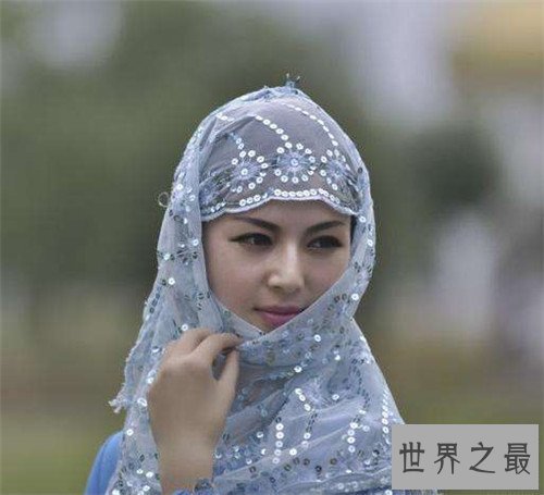 【图】回族美女戴头巾风俗 少数美女都会演唱民歌