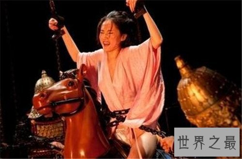 【图】三角木马多用于日本情色片中 早在日本现代是种