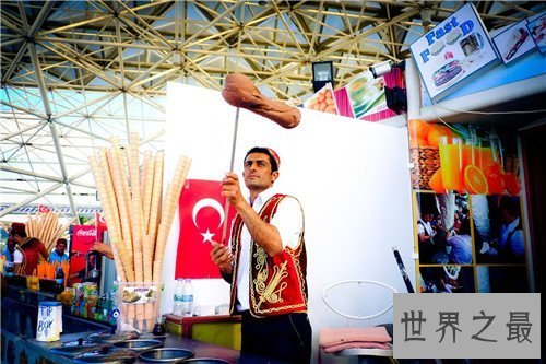 【图】土耳其冰淇淋是什么样的 卖土耳其冰淇淋的小哥