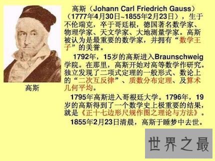 【图】数学家们的故事知多少今天带你们来看看也长长