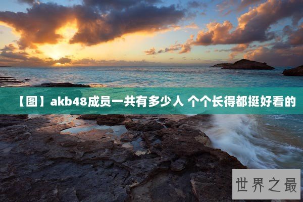 【图】akb48成员一共有多少人 个个长得都挺好看的
