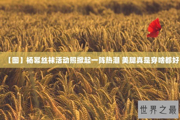 【图】杨幂丝袜活动照掀起一阵热潮 美腿真是穿啥都好