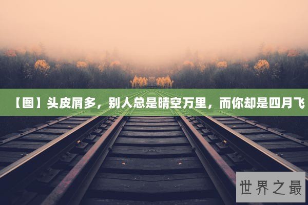 【图】头皮屑多，别人总是晴空万里，而你却是四月飞