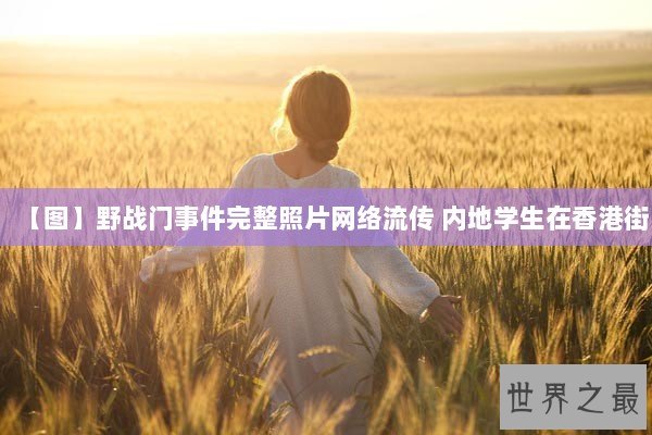 【图】野战门事件完整照片网络流传 内地学生在香港街