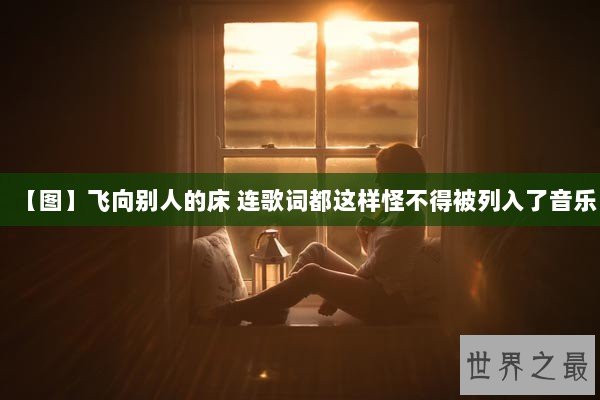【图】飞向别人的床 连歌词都这样怪不得被列入了音乐