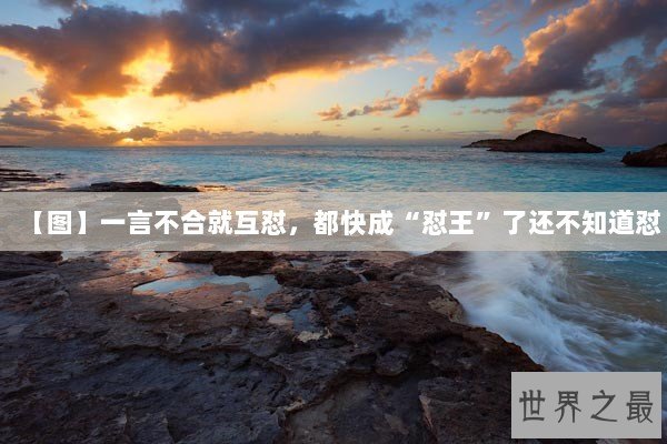 【图】一言不合就互怼，都快成“怼王”了还不知道怼