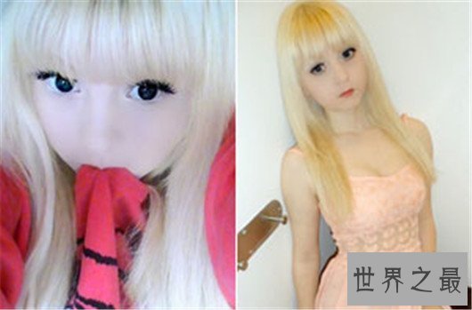 【图】15岁白化病萝莉面貌受宅男追捧,被奉为真人版充