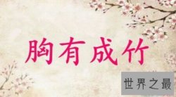 【图】胸有成竹的主人公是谁 他很有才华啊