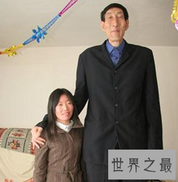 【图】中国第一高人鲍喜顺 2米36都是一个小孩加承认的