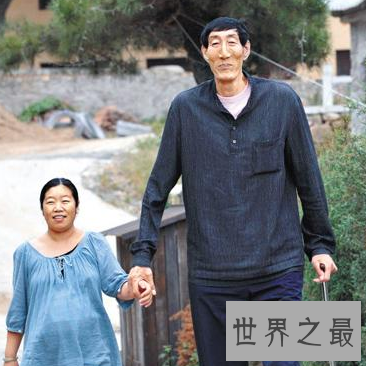 【图】中国第一高人鲍喜顺 2米36都是一个小孩加承认的