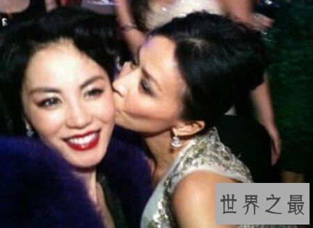 【图】据说梁朝伟老婆十分的性感 是一个大美人