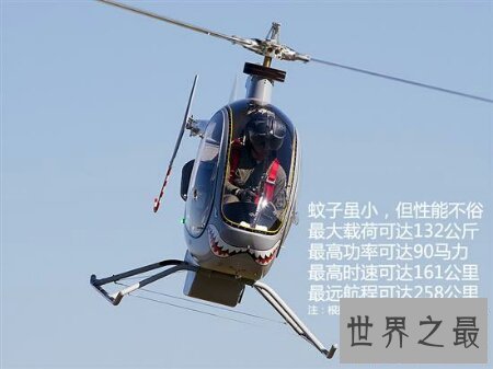 【图】蚊子直升机可能说是世界上最小的直升机