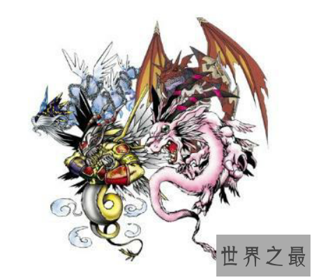 【图】四大龙在数码宝贝中哪只龙最凶猛呢