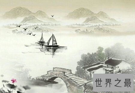 【图】齐白石巨匠画的水墨山水画是古代的经典