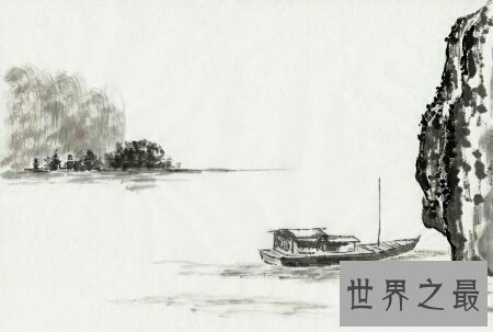 【图】齐白石巨匠画的水墨山水画是古代的经典