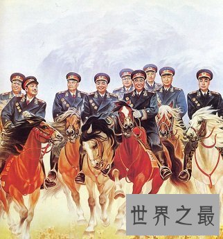 【图】卓越的无产阶层革命家、军事家们 十大将军排名