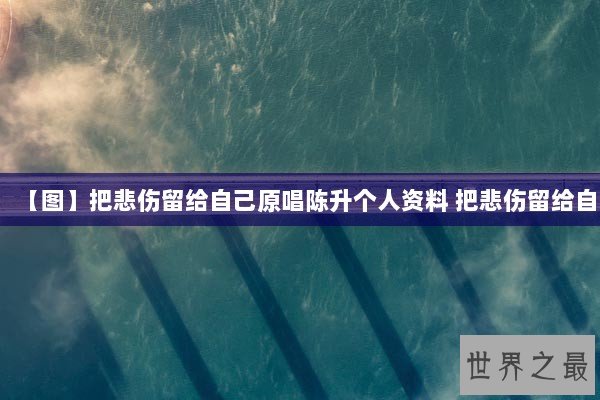 【图】把悲伤留给自己原唱陈升个人资料 把悲伤留给自