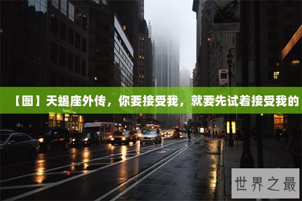 【图】天蝎座外传，你要接受我，就要先试着接受我的