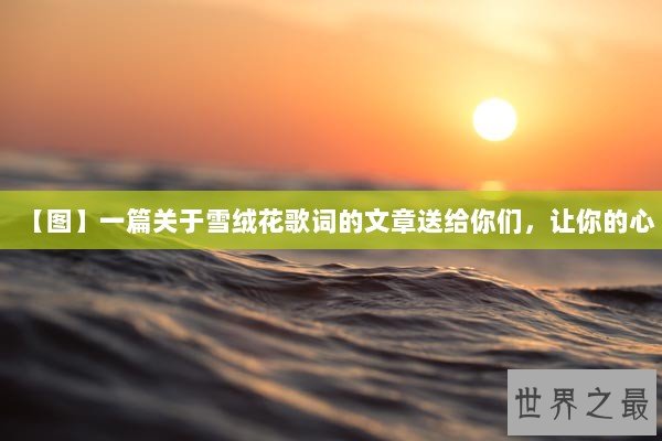 【图】一篇关于雪绒花歌词的文章送给你们，让你的心