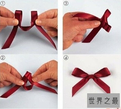 【图】蝴蝶结的打法，“只管我只是蝴蝶，可我的把戏