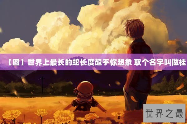 【图】世界上最长的蛇长度超乎你想象 取个名字叫做桂