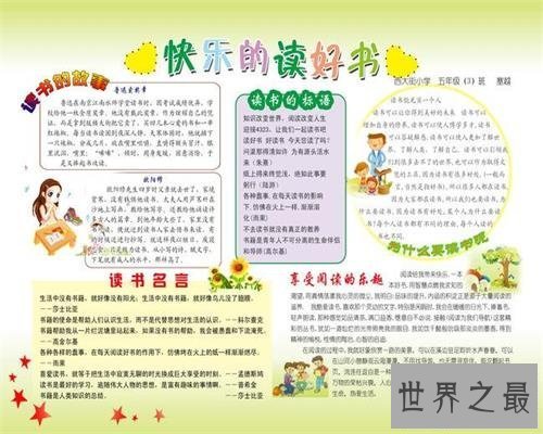 【图】最具童年回想的读书小报,你还记得吗?