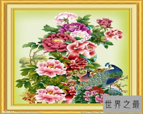 【图】国画牡丹，是中国诗画界的意味