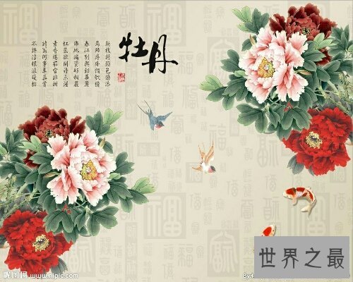 【图】国画牡丹，是中国诗画界的意味