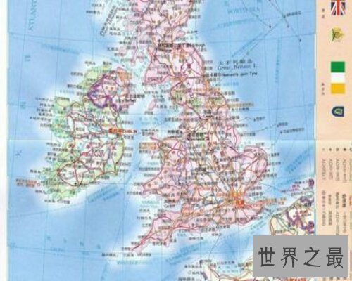 【图】英国地图，让咱们来经过英语地图来了解英国吧