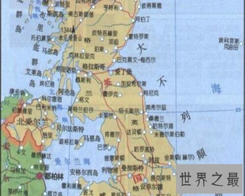 【图】英国地图，让咱们来经过英语地图来了解英国吧